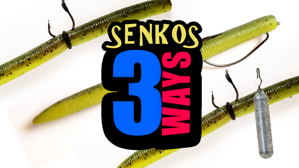 Senkos - 3 rigs to catch more largemouth this summer